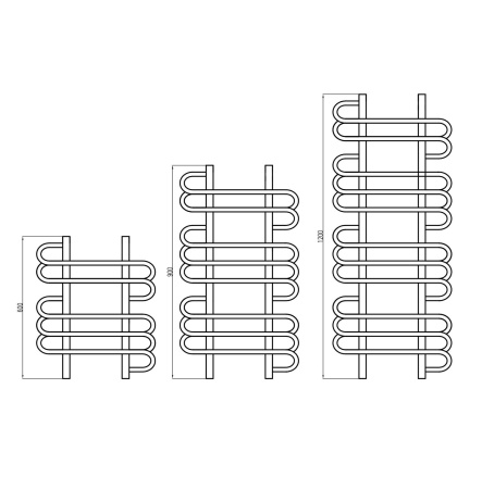 Фото Полотенцесушитель ГРОТА RIVOLO 50/60
