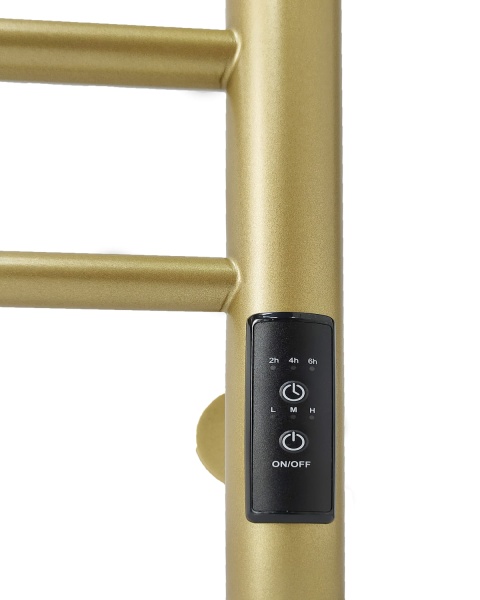 Полотенцесушитель электрический с/т Comfysan Люси (Luce) EC-8 80/40, Матовое золото/МАТ ГОЛД выбрать и сравнить в шоуруме или в онлайн магазине