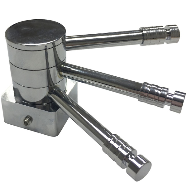 Полка-веер для п/с с квадратным коллектором 30 мм (80 мм) ПВ 30-80/3 купить оптом по выгодной цене в Москве