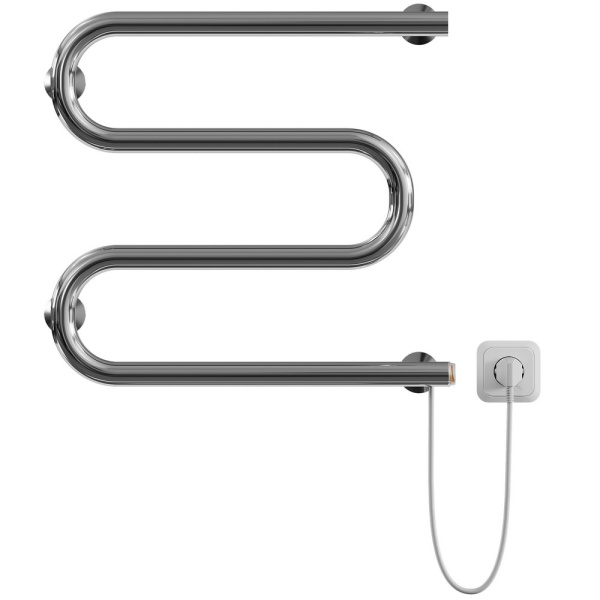 Полотенцесушитель Электрический кабельный Ника SIMPLE М-обр. 50/50 - фото и схемы подключения