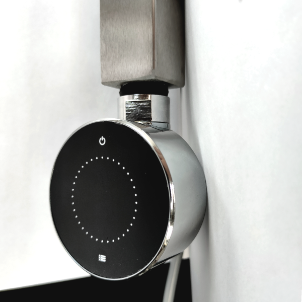 Электрический ТЭН LUX-06М-300 с таймером (сенсор) 300W хром  купить оптом по выгодной цене в Москве