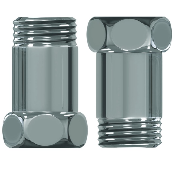 Американка для полотенцесушителя  прям 1" x 1"  г/ш  731SCH1010 купить оптом по выгодной цене в Москве