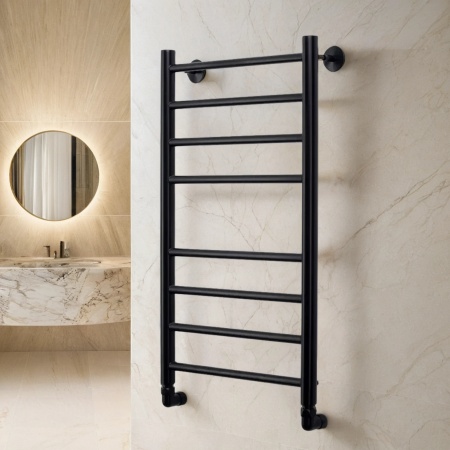 Фото Полотенцесушитель водяной Comfysan Люси (Luce) W-8 80/40, черный