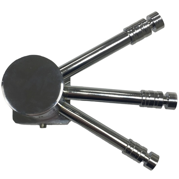 Полка-веер для п/с с круглым коллектором 32 мм (80 мм) ПВ 32-80/3 купить оптом по выгодной цене в Москве