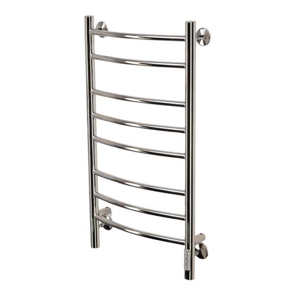 Полотенцесушитель электрический с/т Comfysan Ноуми (Noumi) EC-8 80/40, хром - фото и схемы подключения