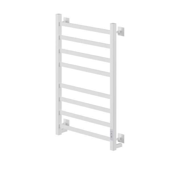 Полотенцесушитель Электрич.кабельный Ника СТЕП-1 80/40 RAL9016 белый матовый U - фото и схемы подключения