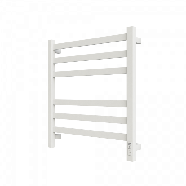 Полотенцесушитель Электрич. с/т GROIS Bruno GR-121 400/600 П6 RAL9003 U белый матовый - фото и схемы подключения