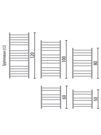 Фото Полотенцесушитель Ника ЛП (Г2) ВП 60/60