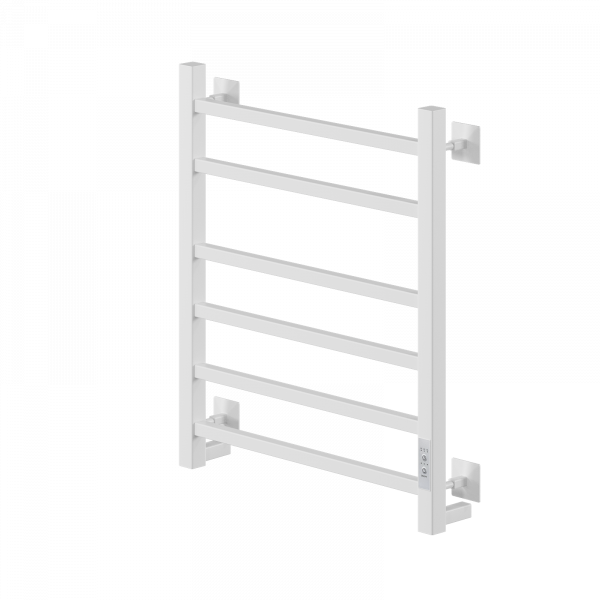 Полотенцесушитель Электрич.кабельный Ника СТЕП-2 60/50 RAL9016 белый матовый U - фото и схемы подключения