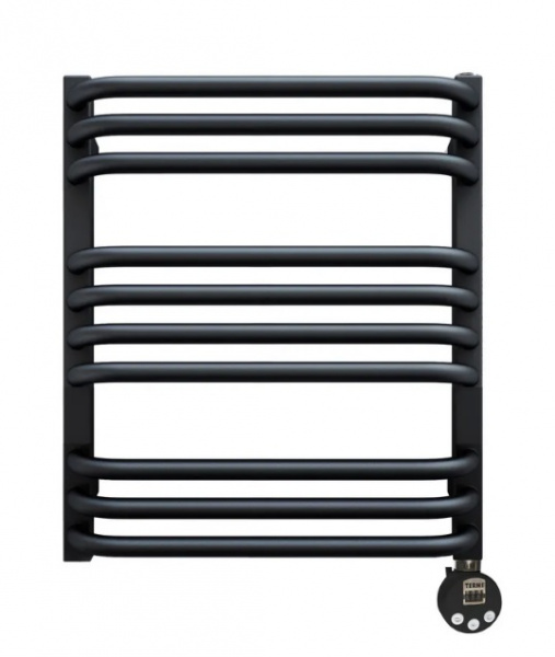 Полотенцесушитель Terma ALEX 540/500 RAL 9005 черный матовый + TERMI-R