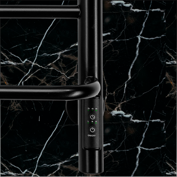 Полотенцесушитель электрический с/т Comfysan Пуро (Puro) EC-8 80/40, черный - фото и схемы подключения