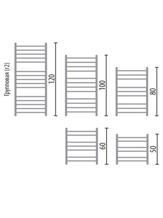Фото Полотенцесушитель Ника ЛТ (Г2) ВП 60/40