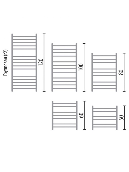 Фото Полотенцесушитель Ника ЛТ (Г2) ВП 60/40