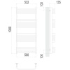 Фото Полотенцесушитель TERMINUS Стандарт Стандарт П20 500х1000 NEW