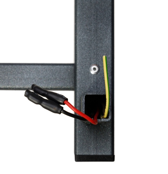 Полотенцесушитель электрический с/т Comfysan Верона-К (Verona-K) EC-8 100/50, оружейная сталь ЭК - фото и схемы подключения