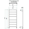 Полотенцесушитель ГРОТА FIADO 52.7/120 (731SCH0504)