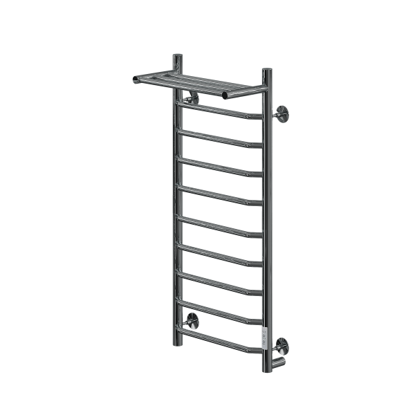 Полотенцесушитель электрический с/т Comfysan Скола (Scola) EC-10 100/40 с полкой, хром - фото и схемы подключения