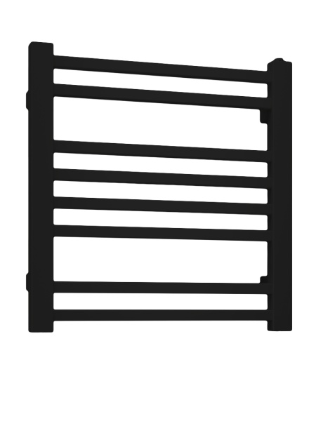 Полотенцесушитель Terma BONE 510/500 RAL 9005 черный матовый - фото и схемы подключения