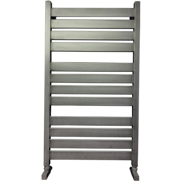 Фото Полотенцесушитель Ника ЛМ-7 100/50 Мат. Античное серебро с вентилями (комплект люкс) УЦ