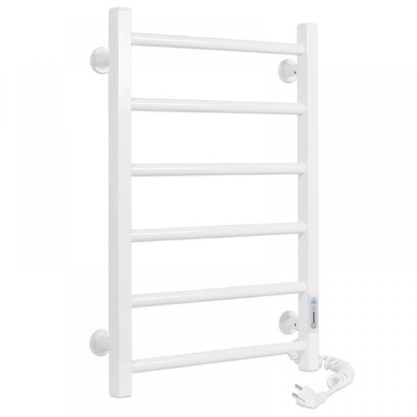 Полотенцесушитель с/т Laris Феличия ЧКБ П6 400/600 правый тэн белый 73207588 RU - фото и схемы подключения