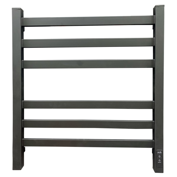 Полотенцесушитель Электрич. с/т GROIS Bruno GR-121 500/600 П6 RAL9005 U черный матовый - фото и схемы подключения