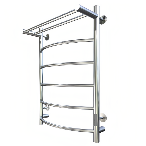 Полотенцесушитель электрический с/т Comfysan Классик (Classic) EC-6 80/40 с полкой, хром - фото и схемы подключения