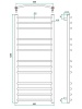 Фото Полотенцесушитель ГРОТА ECOCALMA 63/120(-)