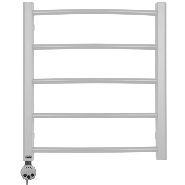 Полотенцесушитель GROIS Todor GR-010 500х600 П5 RAL9003 ЛТЭН белый матовый