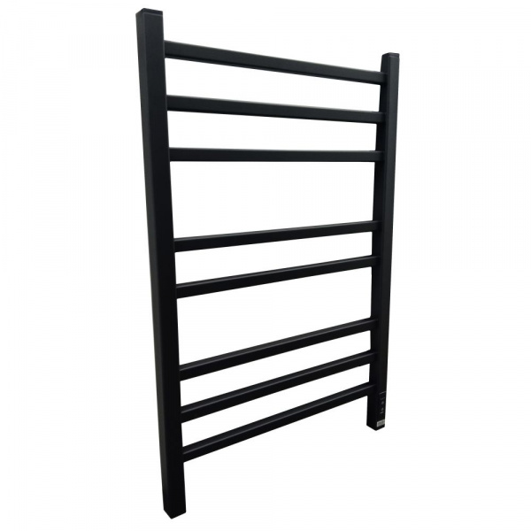 Полотенцесушитель Электрич. с/т GROIS Alex GR-102 400/800 П8 RAL9005 U черный матовый - фото и схемы подключения