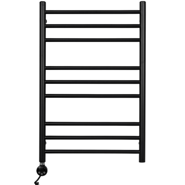 Полотенцесушитель GROIS Nile GR-008 500х800 П9 (3+3+3) RAL9005 ЛТЭН черный матовый