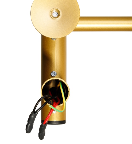 Полотенцесушитель электрический с/т Comfysan Вита (Vita) EC-6 60/50, матовое золото ЭК - фото и схемы подключения