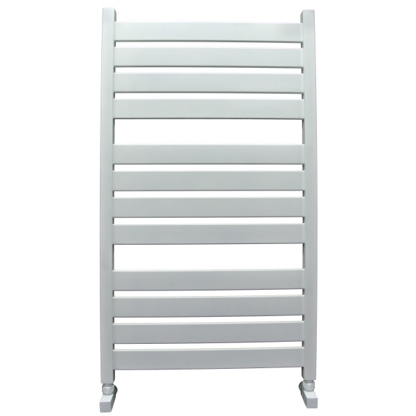 Фото Полотенцесушитель Ника ЛМ-7 100/50 RAL9016 белый матовый с вентилями (комплект люкс)*