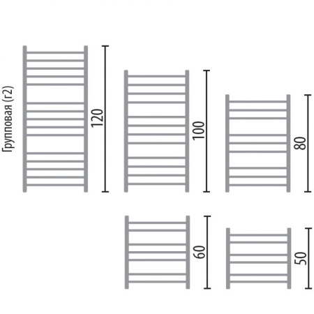 Фото Полотенцесушитель Ника ЛП (Г2) ВП 80/40