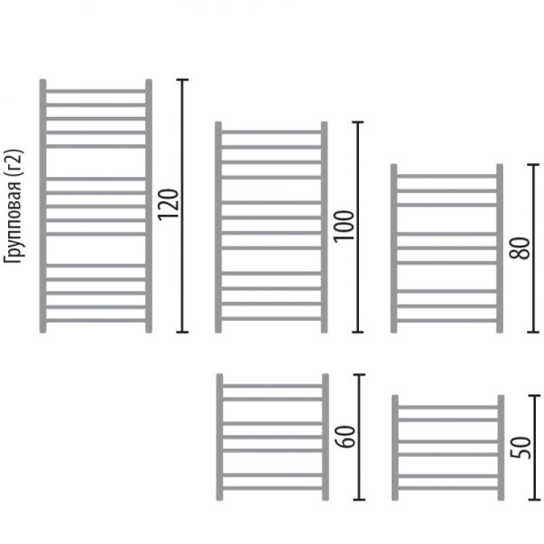 Фото Полотенцесушитель Ника ЛП (Г2) ВП 80/40