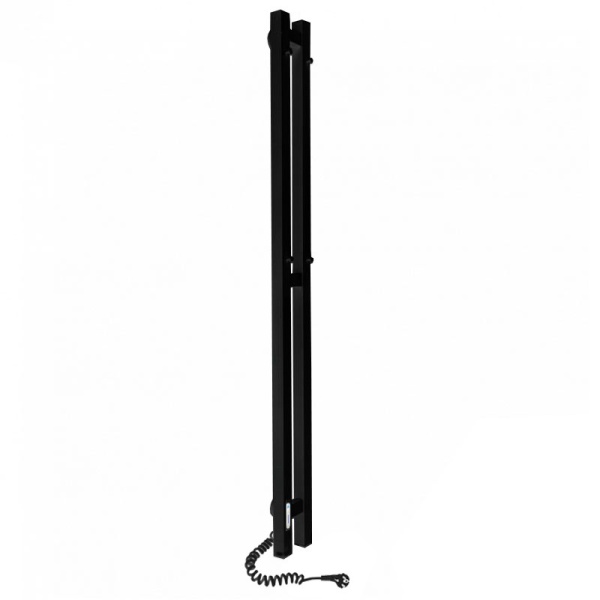 Полотенцесушитель с/т Laris Прайм Дуэт ЧКЧ 80/1200 левый тэн черный 73207608 RU - фото и схемы подключения