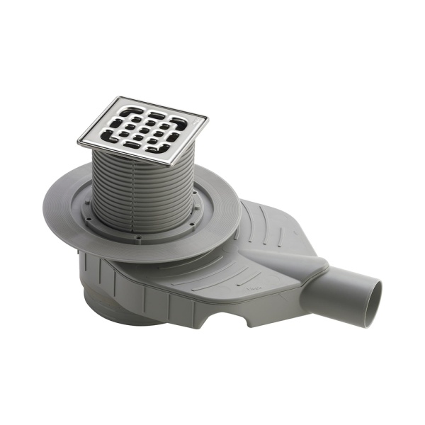 Трап для ванн гориз. ф50 рег. с рамкой из нерж.Viega Advantix Top (4914.10) 669201