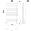 Фото Полотенцесушитель TERMINUS Люкс Марио П19 500х1000 NEW