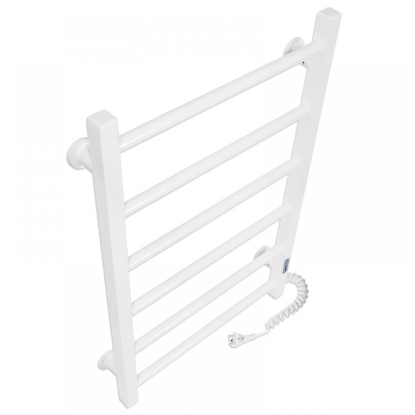 Полотенцесушитель с/т Laris Феличия ЧКБ П6 400/600 правый тэн белый 73207588 RU - фото и схемы подключения