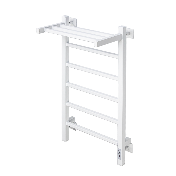 Полотенцесушитель электрический с/т Comfysan Мартэ-К (Marte-K) EC-6 80/40 с полкой, белый - фото и схемы подключения