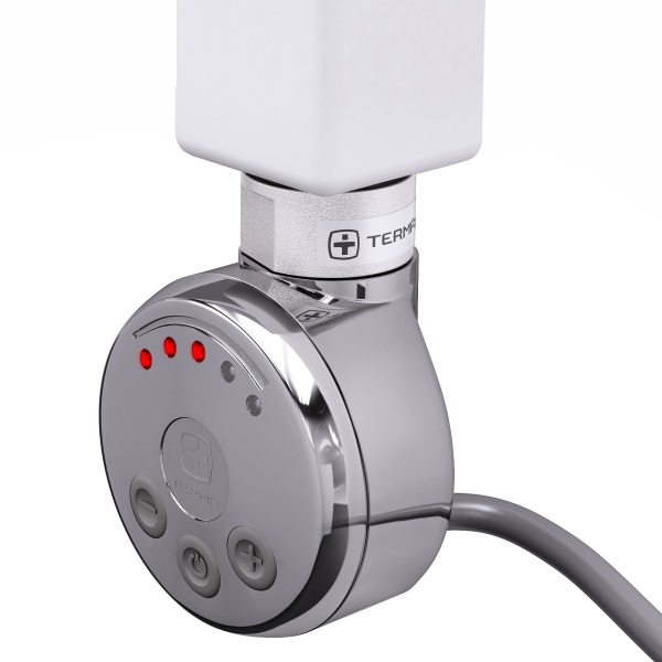 Электрический ТЭН Мег 1.0 300W хром, кабель спиральный с вилкой купить оптом по выгодной цене в Москве