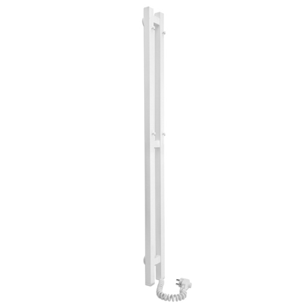 Полотенцесушитель с/т Laris Прайм Дуэт ЧК 80/1200 правый тэн белый 73207362 RU - фото и схемы подключения