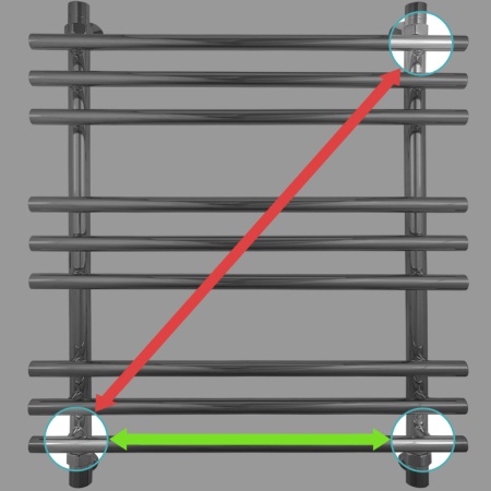 Фото Полотенцесушитель Energy IDEAL 800/500
