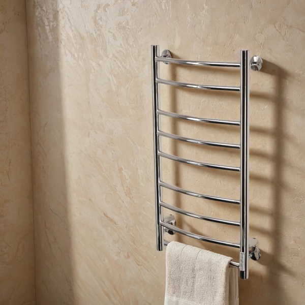 Полотенцесушитель электрический с/т Comfysan Ноуми (Noumi) EC-8 80/50, хром - фото и схемы подключения