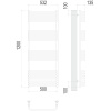 Фото Полотенцесушитель TERMINUS Стандарт Стандарт П22 500х1200 NEW