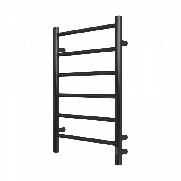 Полотенцесушитель Электрич. с/т GROIS Laura GR-131 400x 700 П6 RAL9005 R черный матовый - фото и схемы подключения