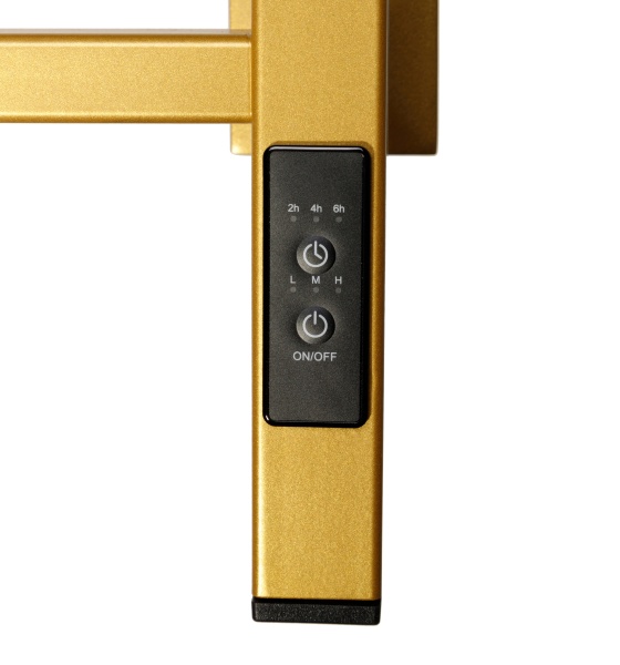 Полотенцесушитель электрический с/т Comfysan Верона-К (Verona-K) EC-8 80/40, матовое золото ЭК - фото и схемы подключения