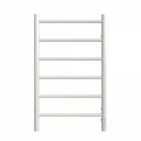 Полотенцесушитель Электрич. с/т GROIS Laura GR-131 400x 700 П6 RAL9003 R белый матовый - фото и схемы подключения