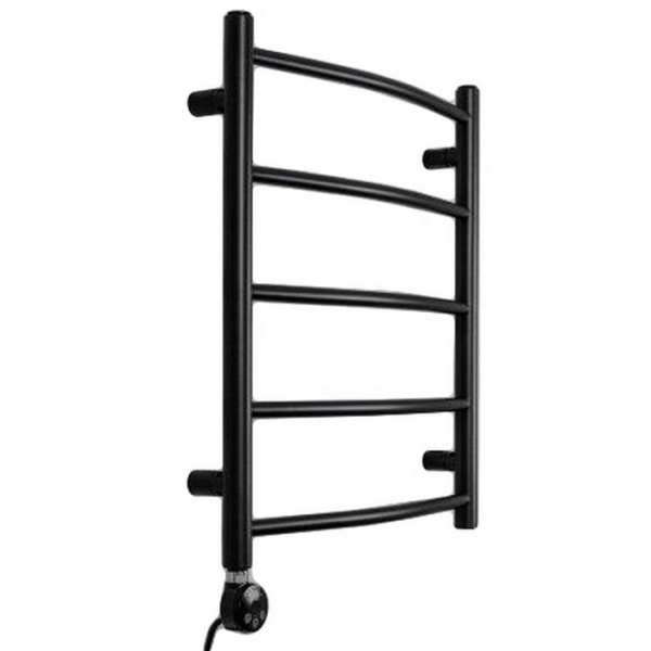 Полотенцесушитель GROIS Kelly GR-007 500х600 П5 RAL9005 ЛТЭН черный матовый