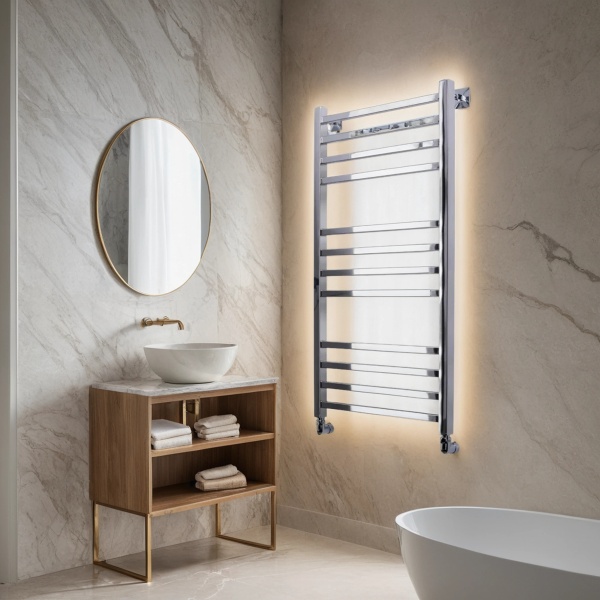 Фото Полотенцесушитель водяной Comfysan Пиоли-К (Pioli-K) W-10 100/40, хром