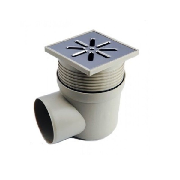 Трап для ванн горизонтальный ф110 Регулируемый Capricorn (бежевый) 2603